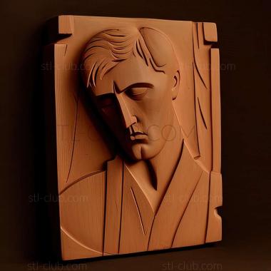 3D model Amedeo Modigliani (STL)
